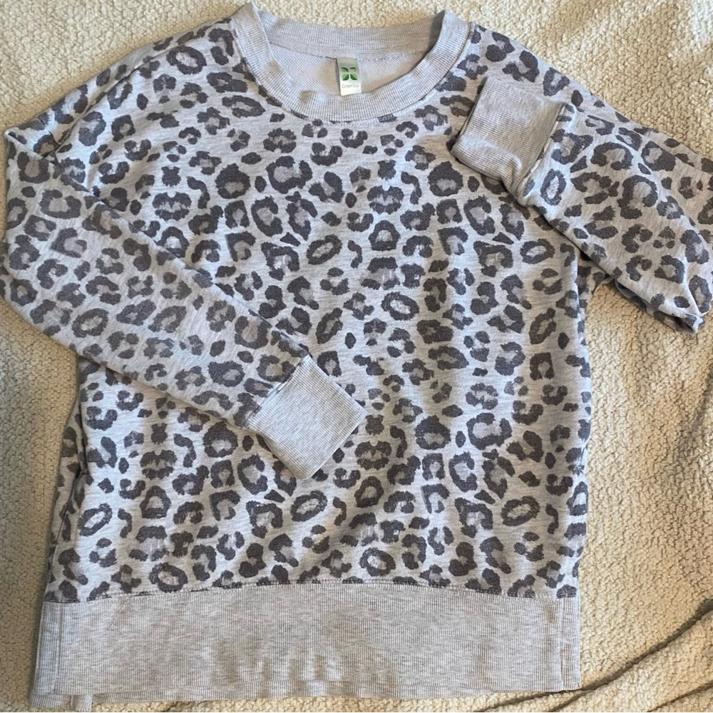 Leopard print sweater